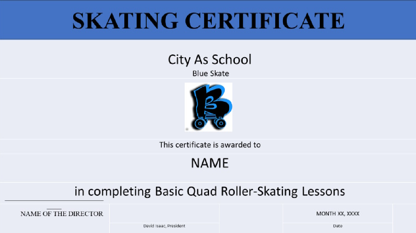 Skate certification